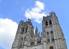 Brussels090117-1948  Saints Michael and Gudule Cathedral, Brussels : 2017, Belgium, Brussels, Cathedral of St. Michael and St. Gudula, Co-Cathédrale collégiale des Ss-Michel et Gudule, Collegiale Sint-Michiels- en Sint-Goedele-co-kathedraal, Saints Michael and Gudule Cathedral, church, gothic