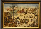 Pieter Bruegel I  Le Dénombrement de Bethléem / The Census at Bethlehem, painting by Pieter Bruegel I, 1566. Royal Museums of Fine Arts / Musées des Beaux-Arts. Brussels : 2017, Belgique, Belgium, België, Bruegel I, Brussel, Brussels, Bruxelles, Musées des Beaux-Arts, Musées royaux des Beaux-Arts de Belgique, Royal Museums of Fine Arts of Belgium