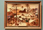Pieter Bruegel II  Le Dénombrement de Bethléem / The Census at Bethlehem, painting by Pieter Bruegel II, 1610. Royal Museums of Fine Arts / Musées des Beaux-Arts. Brussels : 2017, Belgique, Belgium, België, Bruegel II, Brussel, Brussels, Bruxelles, Musées des Beaux-Arts, Musées royaux des Beaux-Arts de Belgique, Royal Museums of Fine Arts of Belgium