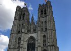 Saints Michael and Gudule Cathedral, Brussels  Saints Michael and Gudule Cathedral, Brussels : 2017, Belgique, Belgium, België, Brussel<br>Belgium, Brussels, Brussles, Bruxelles, Cathedral of St. Michael and St. Gudula, Co-Cathédrale collégiale des Ss-Michel et Gudule, Collegiale Sint-Michiels- en Sint-Goedele-co-kathedraal, Saints Michael and Gudule Cathedral, church, gothic