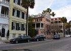 Rainbow Row  Rainbow Row, Georgian Row Houses, Bay Street. Afternoon walk through historic downtown Charleston, SC. Weekend with Mike and Liane in Columbia  and Charleston : 2017, Charleston, Charleston Historic District, Charleston Old and Historic District, Downtown, Historic Center, South Carolina, Walking