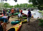 Portage at North Aurora Dam, Fox River  North Aurora Dam. Fox River Canoe Kayak Race from St Charles to Aurora : 2017, Fox River, Fox River Canoe and Kayak Race, Fox Valley Park District, Kayaking, paddling