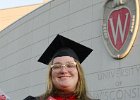 Post Graduation in front of Kohl Center  Liz's Commencement Ceremony at Kohl Center : 2017, Commencement Ceremony, Graduation, Kohl Center, Madison, UW Madison, University of Wisconsin, WI, Wisconsin
