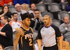 Elfrid Payton  Elfrid Payton, Phoenix Suns vs Portland Trailblazers basketball. : #SunsVsBlazers, 2018, AZ, Arizona, Basketball, NBA, Phoenix, Phoenix Suns, Portland vs Phoenix, Talking Stick Resort Arena