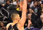 Alex Len  Alex Len. Phoenix Suns vs Portland Trailblazers basketball. : #SunsVsBlazers, 2018, AZ, Arizona, Basketball, NBA, Phoenix, Phoenix Suns, Portland vs Phoenix, Talking Stick Resort Arena
