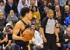 Devin Booker  Devin Booker, Phoenix Suns vs Portland Trailblazers basketball. : #SunsVsBlazers, 2018, AZ, Arizona, Basketball, NBA, Phoenix, Phoenix Suns, Portland vs Phoenix, Talking Stick Resort Arena